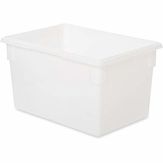 Picture of Rubbermaid Commercial Products Food Storage Box/Tote for Restaurant/Kitchen/Cafeteria, 21.5 Gallon, White (FG350100WHT)