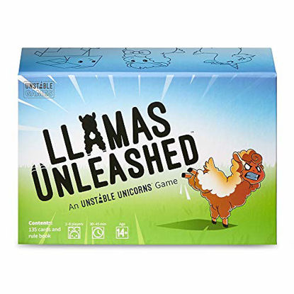 Picture of Llamas Unleashed Card Game - from The Creators of Unstable Unicorns - A Strategic Card Game & Party Game for Adults & Teens