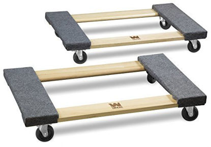 Picture of WEN 721830 1000 lbs. Capacity 18 in. x 30 in. Hardwood Movers Dolly (2-Pack)