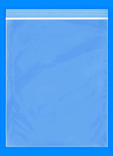 Picture of Spartan Industrial - 8 X 10 (1000 Count) 2 Mil Clear Reclosable Zip Plastic Poly Bags with Resealable Lock Seal Zipper