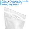 Picture of Spartan Industrial - 8 X 10 (1000 Count) 2 Mil Clear Reclosable Zip Plastic Poly Bags with Resealable Lock Seal Zipper