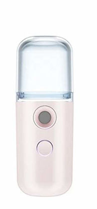Picture of Nano Mister Sanitizer Spray Facial Mist, Skin Care, Portable Disinfectant Mist Sanitizing Spray Machine for Home, Office,Car,Hotel Mist Sanitizer Pocket Sprayer by Spread Pixie Dust TM (Pink)