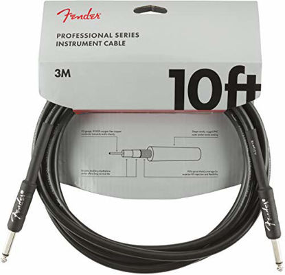 Picture of Fender Professional 10' Instrument Cable - Black