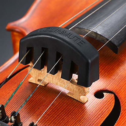 Picture of Eno Music Rubber Violin Practice Mute for 4/4 Violin