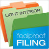 Picture of Pendaflex Two-Tone Color File Folders, Letter Size, Assorted Colors, 1/3 Cut, 100 per box (152 1/3 ASST)