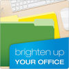 Picture of Pendaflex Two-Tone Color File Folders, Letter Size, Assorted Colors, 1/3 Cut, 100 per box (152 1/3 ASST)