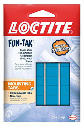 Picture of Loctite Fun-Tak Mounting Putty Tabs, 2-Ounce, 12-Pack (1865809-12)
