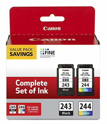Picture of Canon PG-243/ CL-244 Ink Multi pack, Compatible to TR4520, MX492, MG2520, MG2922, TS302 and TS202 Printers