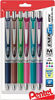 Picture of Pentel EnerGel RTX Retractable Liquid Gel Pen, (0.7mm) Metal Tip, Medium Line, Assorted Ink, 6-Pk (BL77BP6M1)