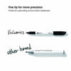 Picture of Black Dry Erase Markers Low Odor Fine Whiteboard Markers Thin Box of 30