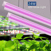 Picture of Barrina LED Grow Light, 144W( 6 x 24W, 800W Equivalent), 2ft T8, Full Spectrum, High Output, Linkable Design, T8 Integrated Bulb+Fixture, Plant Lights for Indoor Plants, 6-Pack