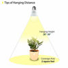 Picture of 3 Pack A19 Full Spectrum LED Grow Light Bulb Indoor Grow Light , E26 110V 9W Grow Bulb Replace up to 100W, Plant Light Bulb for Indoor Plants, Flowers, Greenhouse, Indore Garden, Hydroponic