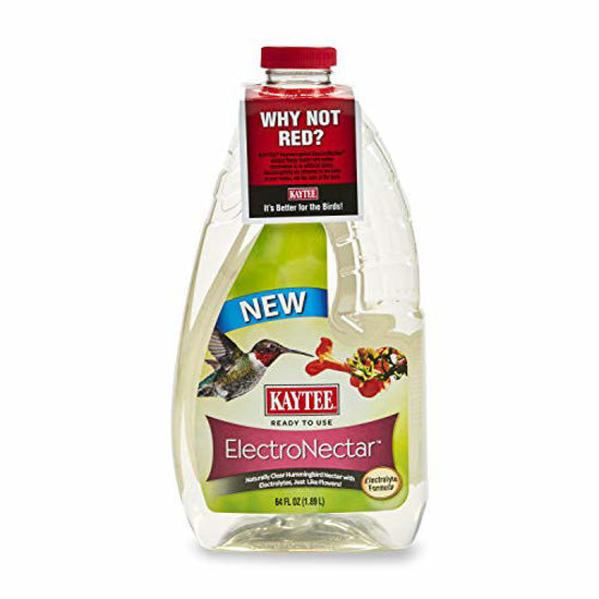 Picture of Kaytee 100506148 Ready to Use Hummingbird ElectroNectar, 64 Ounces, Clear