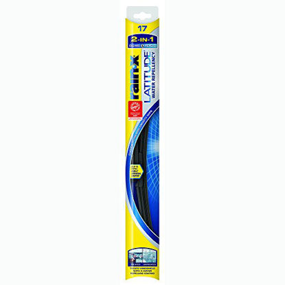Picture of Rain-X 5079283-2 Latitude 2-IN-1 Water Repellency Wiper Blade, 17" (Pack of 1)