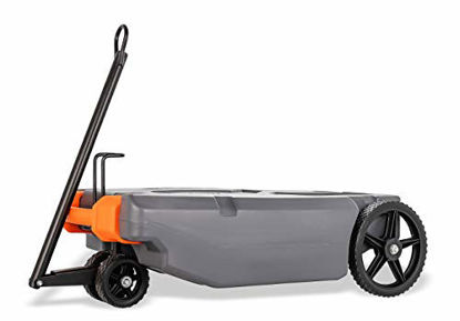 Picture of Camco Rhino RV Heavy Duty 28 Gallon Portable Waste Holding Tank with Steerable Wheels | Complete Kit with Hoses and Accessories (39005)