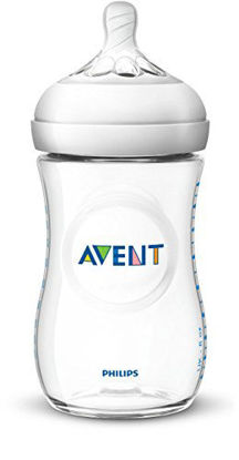 Picture of Philips Avent Natural Baby Bottle, Clear, 9oz, 1pk, SCF013/17