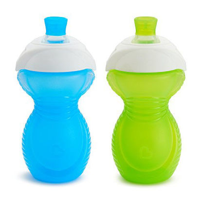 Picture of Munchkin Click Lock Bite Proof Sippy Cup, Blue/Green, 9 Ounce, 2 Count