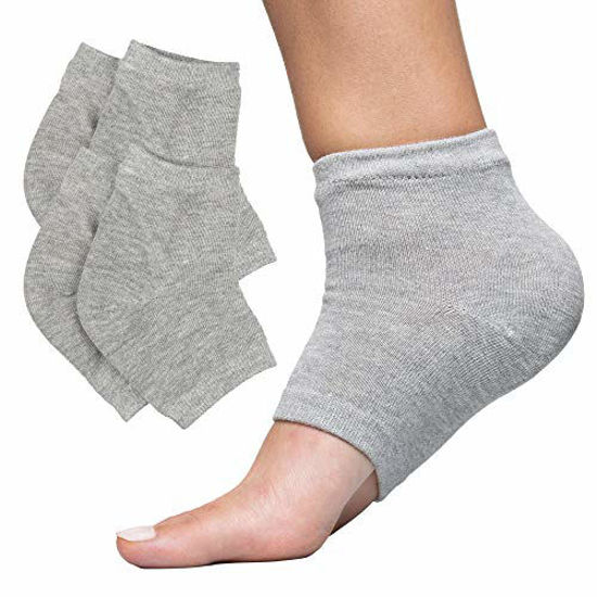 Amazon.com : Chiroplax Vented Moisturizing Socks for Dry Cracked Heels Feet  Treatment Gel Lined Spa to Repair Heal Soften Calluses Overnight, 2 Pairs  (Mint) : Beauty & Personal Care