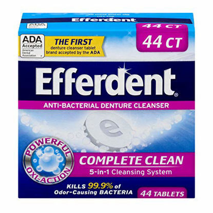 Picture of Efferdent Denture Cleanser Tablets, Complete Clean, 44 Tablets