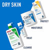 Picture of CeraVe Moisturizing Cream and Hydrating Face Wash Trial Combo | 12oz Cream + 3oz Travel Size Cleanser