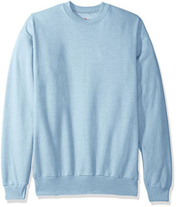 Picture of Hanes Men's Ecosmart Fleece Sweatshirt, Light Blue, Medium