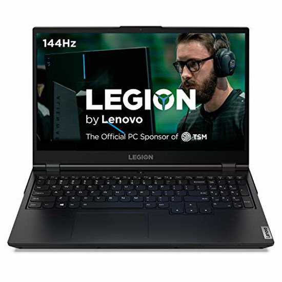 Picture of Lenovo Legion 5 Gaming Laptop, 15.6" FHD (1920x1080) IPS Screen, AMD Ryzen 7 4800H Processor, 16GB DDR4, 512GB SSD, NVIDIA GTX 1660Ti, Windows 10, 82B1000AUS, Phantom Black