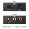 Picture of PROZOR 192KHz Digital to Analog Audio Converter DAC Digital SPDIF Optical to Analog L/R RCA Converter Toslink Optical to 3.5mm Jack Adapter for PS3 HD DVD PS4 Amp Apple TV Home Cinema