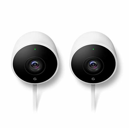 Picture of Google Nest Cam Outdoor 2-Pack - Weatherproof Outdoor Camera for Home Security - Surveillance Camera with Night Vision - Control with Your Phone