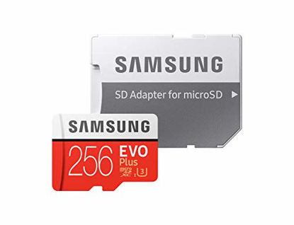 Picture of Samsung 256GB EVO Plus Class 10 UHS-I microSDXC U3 with Adapter (MB-MC256GA)