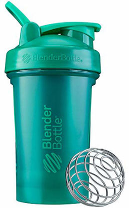 Picture of BlenderBottle Classic V2 Shaker Bottle Perfect for Protein Shakes and Pre Workout, 20-Ounce, Emerald Green