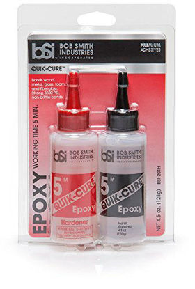 Picture of Bob Smith Industries BSI-201 Quik-Cure Epoxy (4.5 oz. Combined),Clear