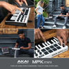 Picture of AKAI Professional MPK Mini MK3 | 25 Key USB MIDI Keyboard Controller With 8 Backlit Drum Pads, 8 Knobs and Music Production Software Included (White)