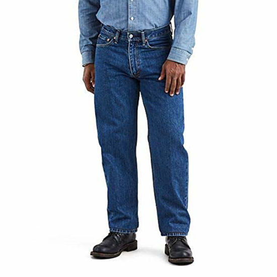 Picture of Levi's Men's 550 Relaxed Fit Jeans, Dark Stonewash, 34W x 34L