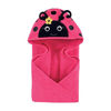 Picture of Hudson Baby Unisex Baby Cotton Animal Face Hooded Towel, Ladybug, One Size