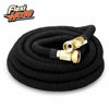Picture of Flexi Hose with 8 Function Nozzle, Lightweight Expandable Garden Hose, No-Kink Flexibility, 3/4 Inch Solid Brass Fittings and Double Latex Core