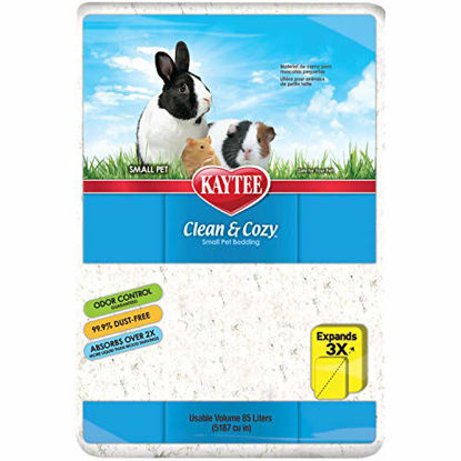 Picture of Kaytee Clean & Cozy White Small Animal Bedding, 85L (size may vary)
