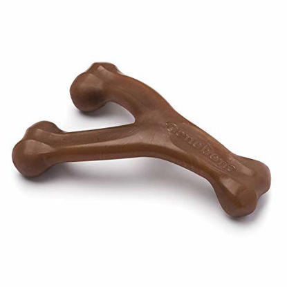 Picture of Benebone Wishbone Durable Dog Chew Toy for Aggressive Chewers, Made in USA, Medium, Real Peanut Flavor