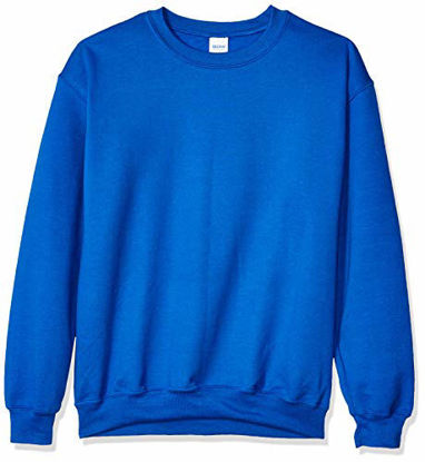 Picture of Gildan Men's Fleece Crewneck Sweatshirt, Style G18000, Royal, Large