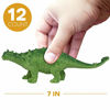 Picture of Li'l-Gen Dinosaur Toys for Boys and Girls 3 Years Old & Up - Realistic Looking 7" Dinosaurs, Pack of 12 Animal Dinosaur Figures with Dinosaur Sound Book (Dinosaur Set with Sound Book)