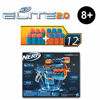 Picture of NERF Elite 2.0 Phoenix CS-6 Motorized Blaster, 12 Official Darts, 6-Dart Clip, Scope, Tactical Rails, Barrel and Stock Attachment Points