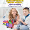 Picture of Desire Deluxe Magnetic Tiles Blocks Building Set for Kids - Learning Educational Toys for Boys Girls for Age 3 - 8 Year-Old - Birthday Present Gift (57PC)
