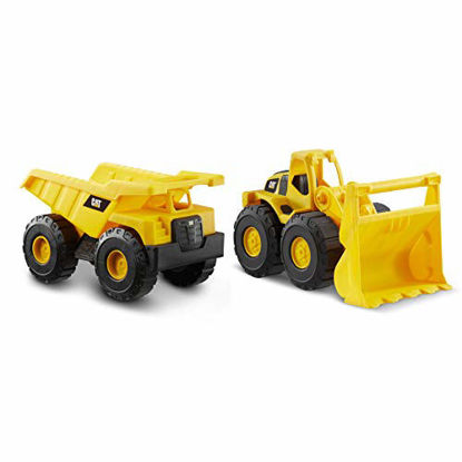Picture of CatToysOfficial Toy Construction Vehicle 2 Pack, Yellow