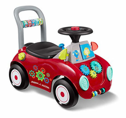 Picture of Radio Flyer Busy Buggy, Sit to Stand Toddler Ride On Toy, Ages 1-3, Red