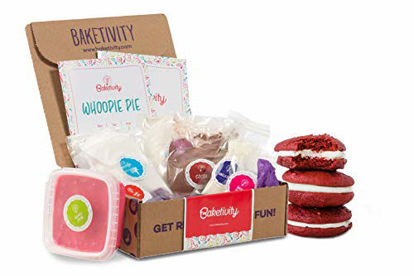 Picture of BAKETIVITY Kids Baking DIY Activity Kit - Bake Delicious WHOOPIE Pie with Pre-Measured Ingredients - Best Gift Idea for Boys and Girls Ages 6-12