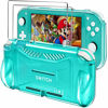 Picture of iVoler Protective TPU Case for Nintendo Switch Lite 2019 with 2 Pack Tempered Glass Screen Protector, Grip Cover with Shock-Absorption and Anti-Scratch Design, HD Clear