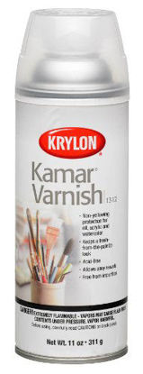 Picture of Krylon K01312 11-Ounce Kamar Varnish Aerosol Spray,Matte