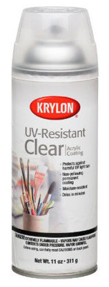 Picture of Krylon K01305 Gallery Series Artist and Clear Coatings Aerosol, 11-Ounce, UV-Resistant Clear Gloss