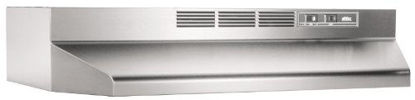 Picture of Broan-NuTone 412404 Non-Ducted Under-Cabinet Ductless Range Hood Insert, 24-Inch, Stainless Steel