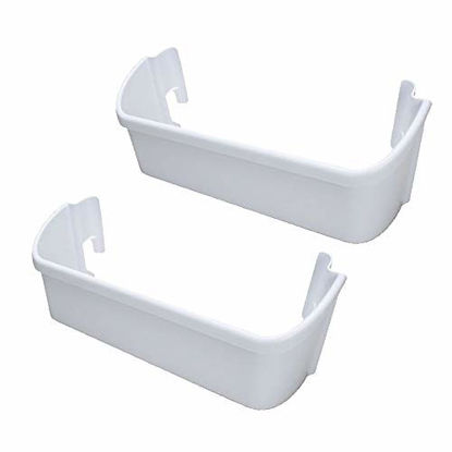 Picture of KITCHEN BASICS 101: 2 Pack ER240323001 Replacement Refrigerator Door Bin for Electrolux, White