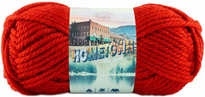 Picture of Lion Brand Yarn 135-113N Hometown Yarn, Cincinnati Red (1 skein)